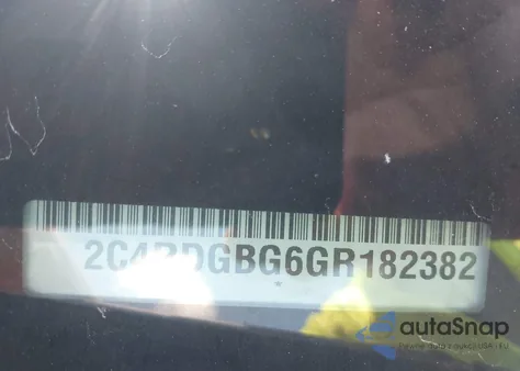 2016 Dodge Grand Caravan Se из США, поврежденный, VIN 2C4RDGBG6GR182382